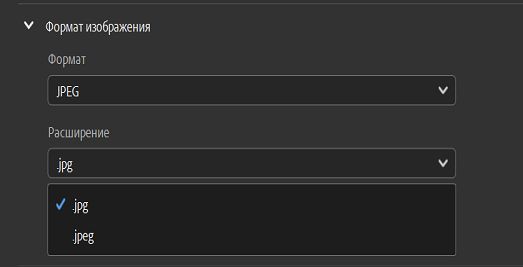 Теперь пользователи могут экспортировать файл в расширении имени файла .jpg