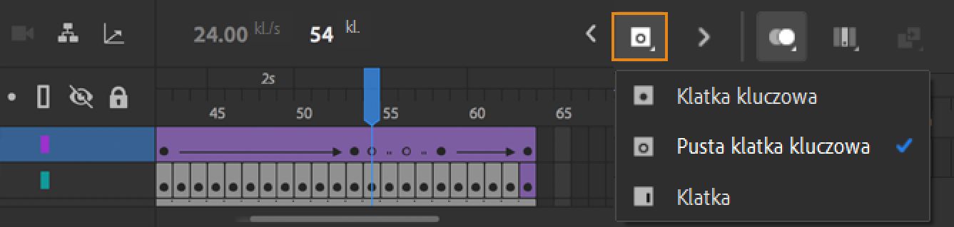 Utwórz klatkę kluczową