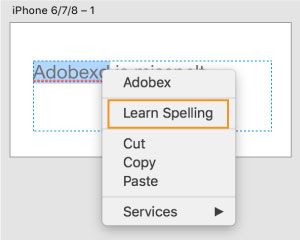 Ajouter l’orthographe