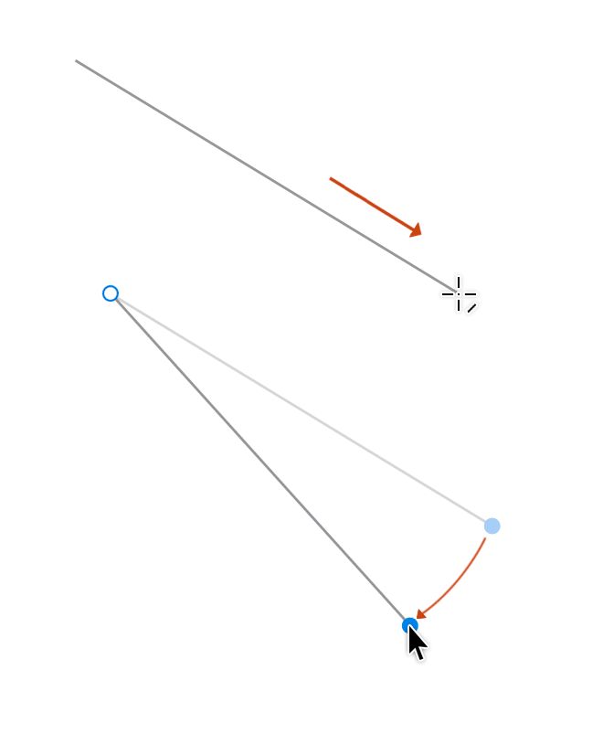 Tracé de lignes avec l’outil Trait