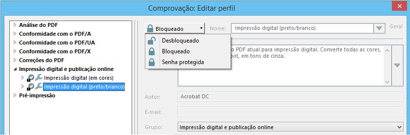 Como desbloquear um perfil de comprovação bloqueado