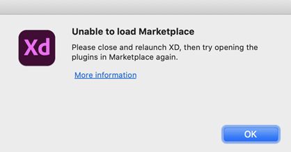 XD で Marketplace を読み込めない