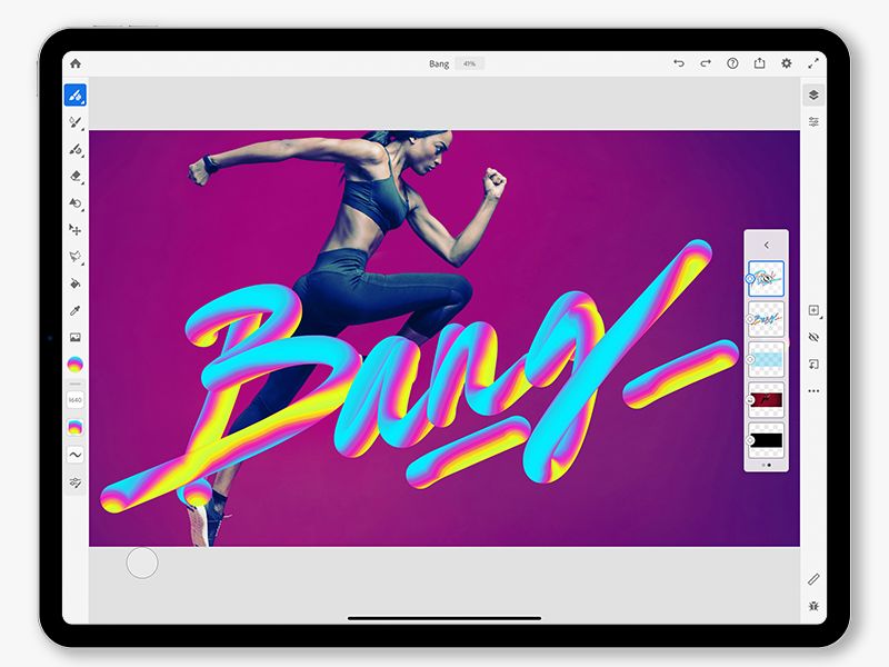 Mehrfarbige Aufnahme – Ergebnis