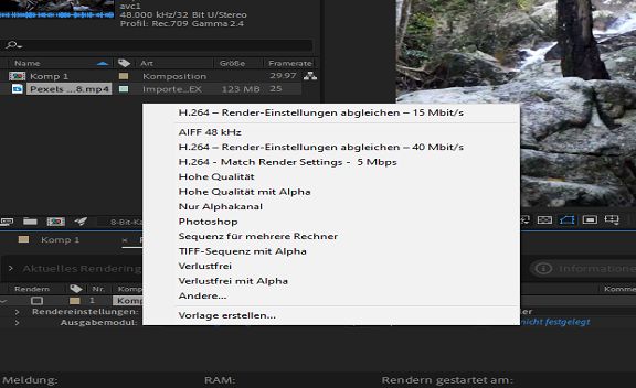 Native H.264-Codierung