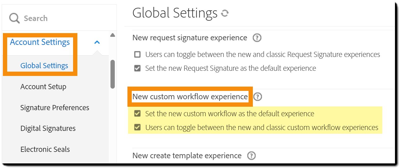 Workflows configureren om de nieuwe ervaring te gebruiken