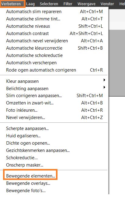 Bewegende elementen 
