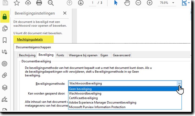 De eigenschappen van PDF-documenten wijzigen