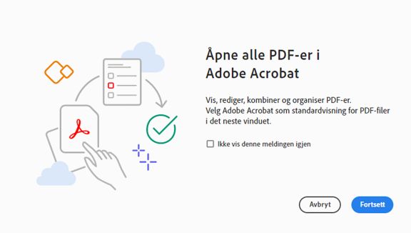 Acrobat instellen als standaard applicatiekaart