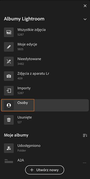 Widok Osoby