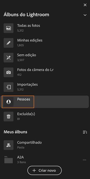Visualização Pessoas