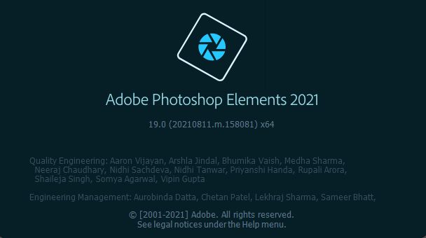 Version de produit Photoshop Elements 2021