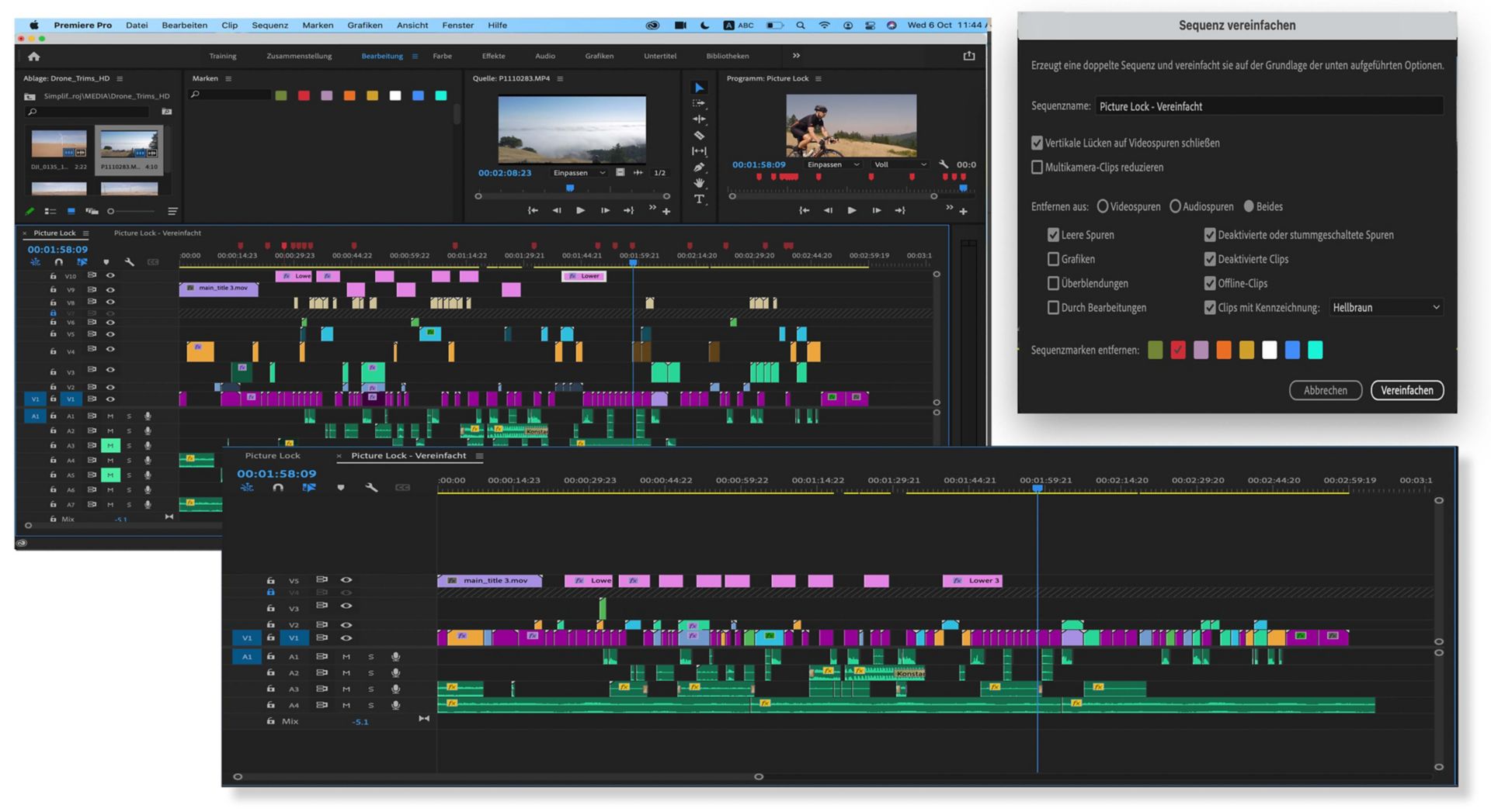 Sequenz vereinfachen