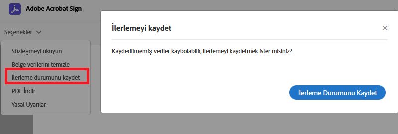 Web formunu açık bir şekilde kaydet