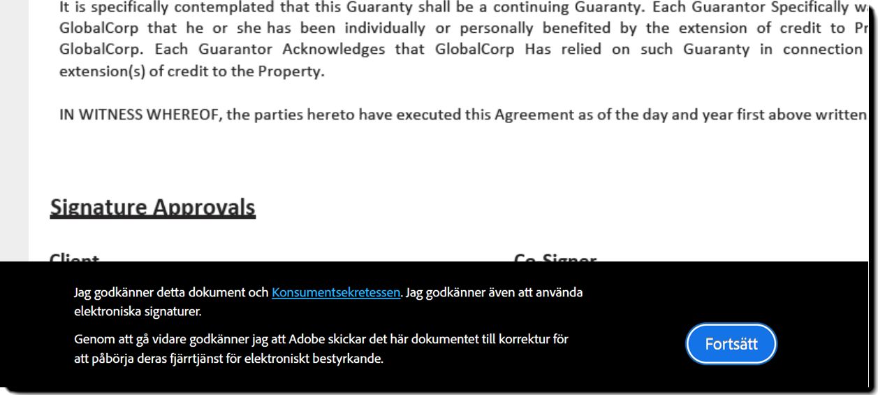 Bevisets sidfot för fältifyllnadsfasen