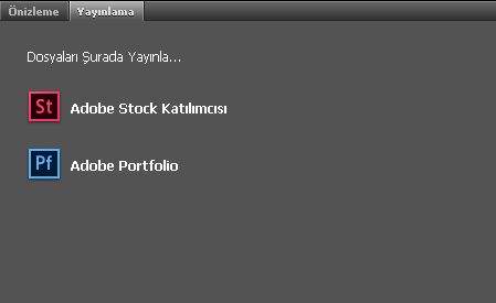 Adobe Bridge, Adobe Stock'a bağlıdır