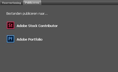 Adobe Bridge is verbonden met Adobe Stock