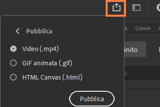 Pannello Pubblicazione rapida