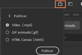 Panel Publicación rápida
