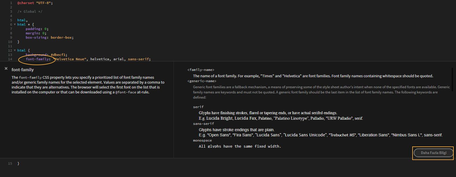 Dreamweaver içerisindeki CSS belgeleri
