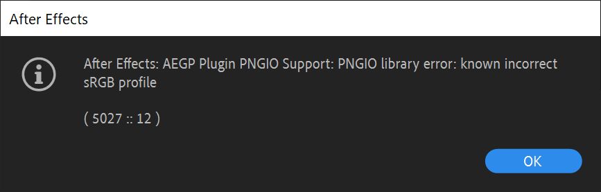 Errore coda di rendering