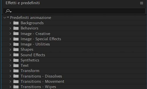 Predefiniti di animazione riaggiornati