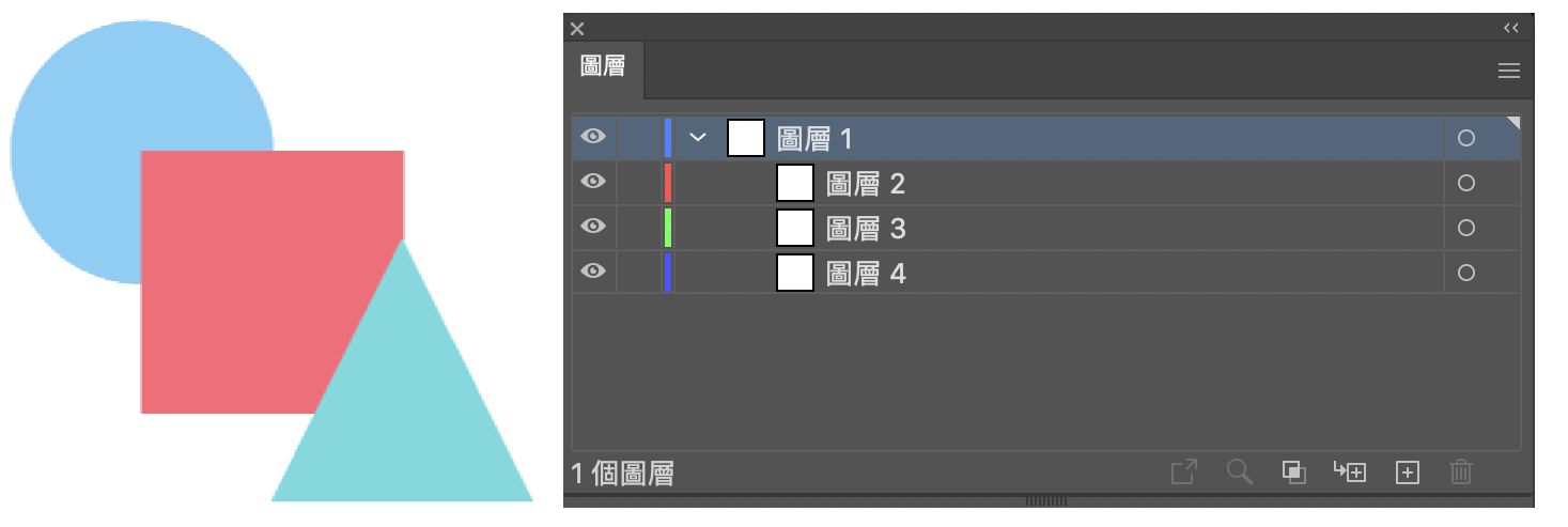 「釋放至圖層 (累增)」指令會建立新的圖層