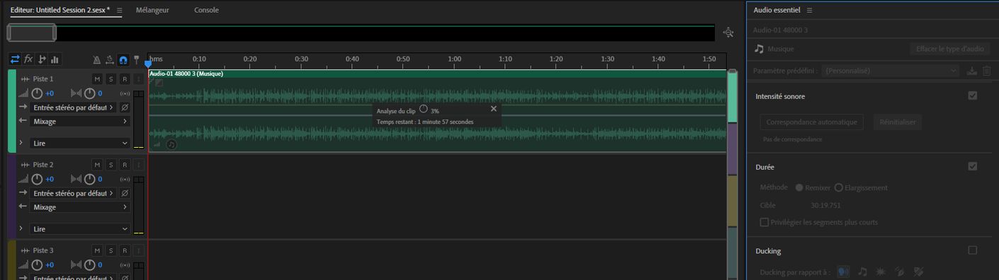 Remixage en cours