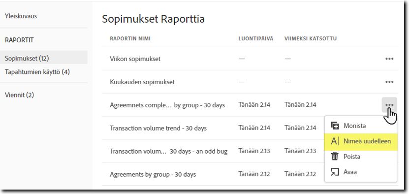 Nimeä säätimet uudelleen