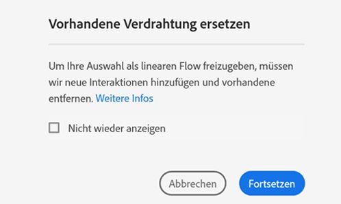 Einen Konflikt beim Freigeben von Zeichenflächen klären