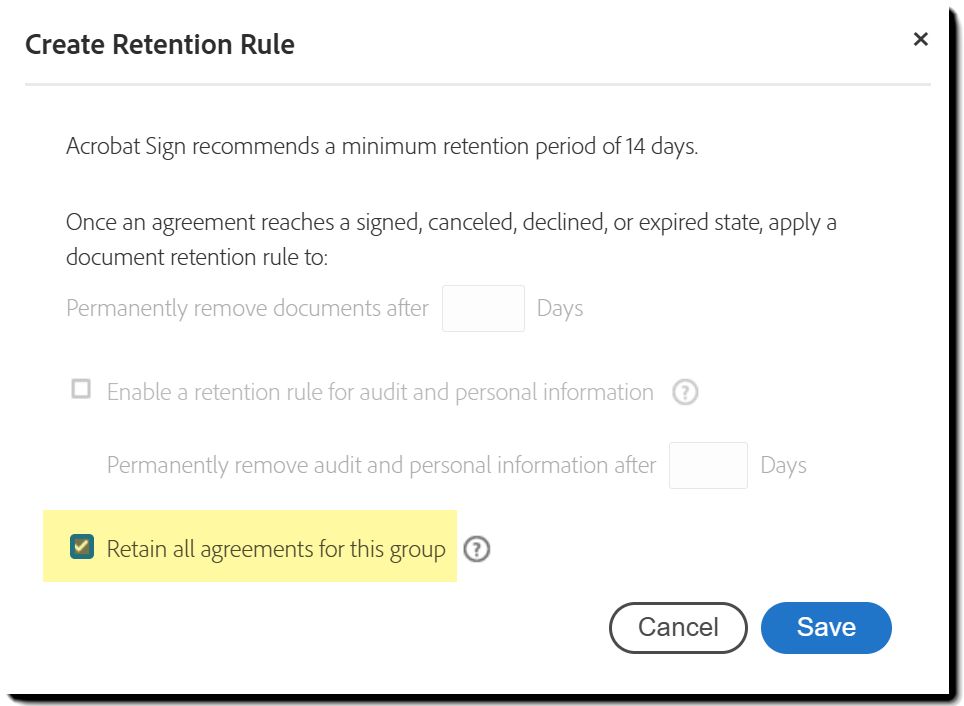 Reter todos os contratos