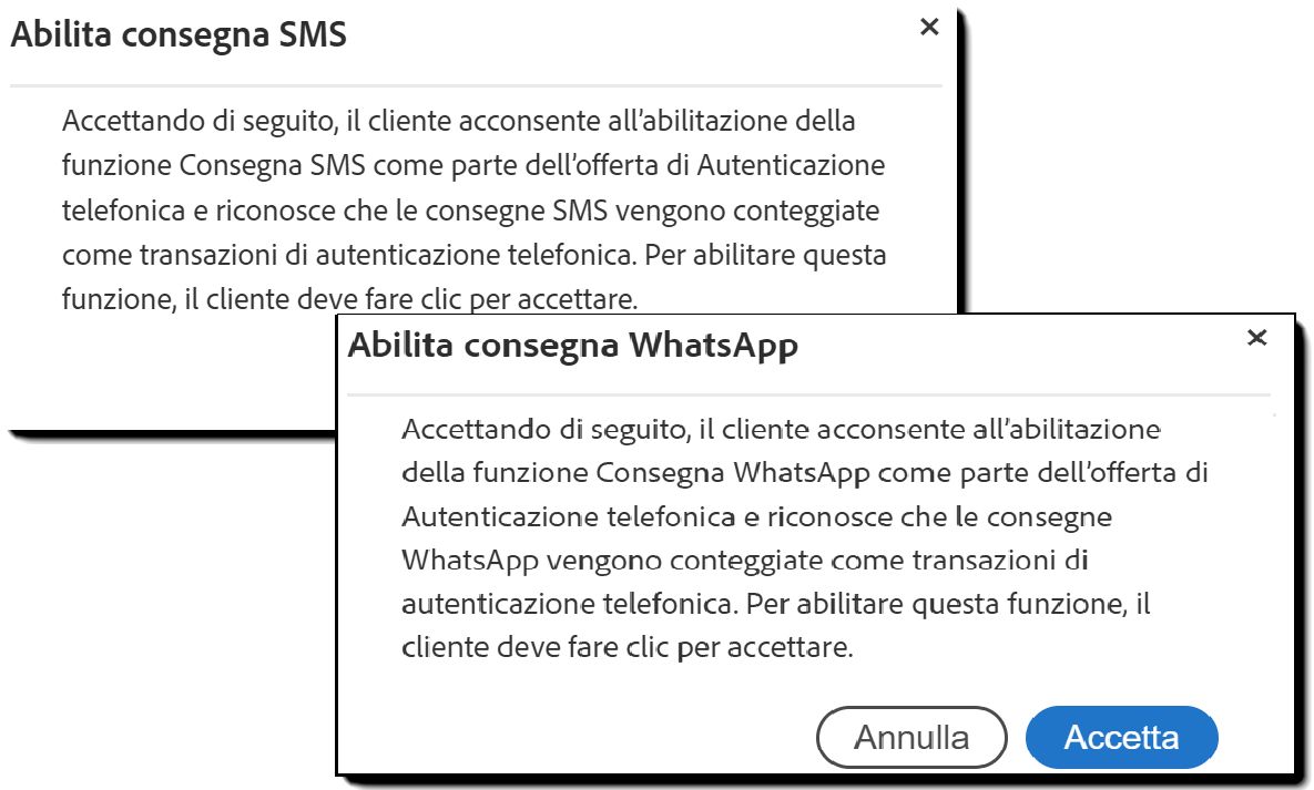Messaggio di verifica visualizzato quando l’opzione di notifica collegamento è abilitata.