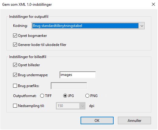 Gem som XML-indstillinger