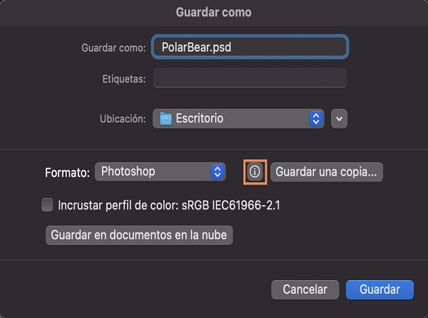 ¿No ve el formato deseado, como JPEG o PNG? Guarde una copia del documento para todos los formatos.