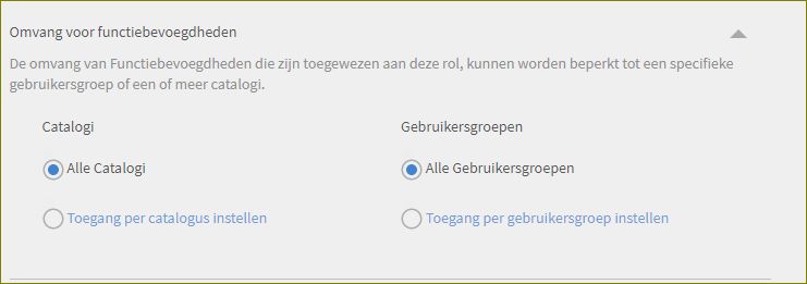 Omvang van de bevoegdheden definiëren