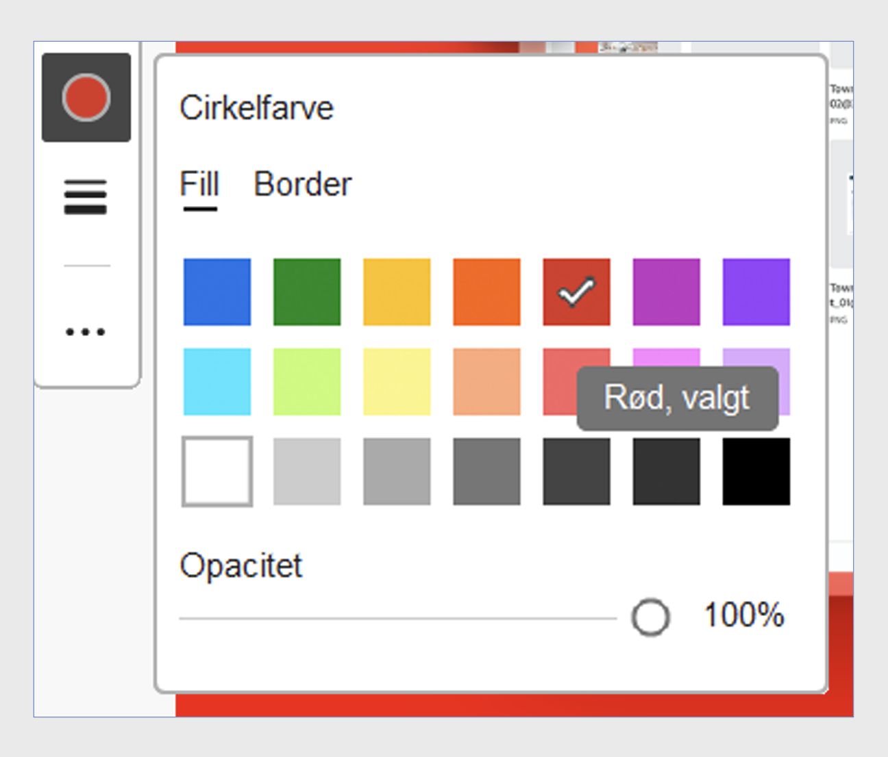 Forbedret tilgængelighed af farveprøver