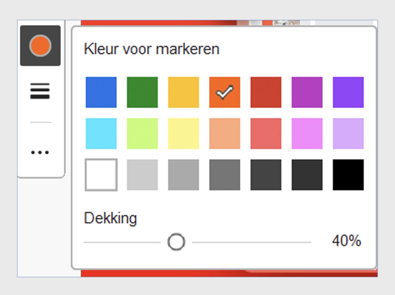 Verbeterde toegankelijkheid van kleurstalen
