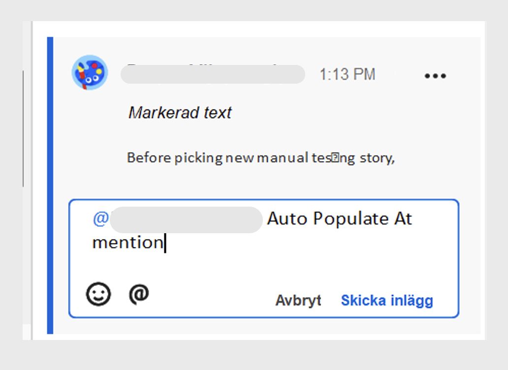 Funktion för automatisk utfyllnad av omnämnanden i Acrobat