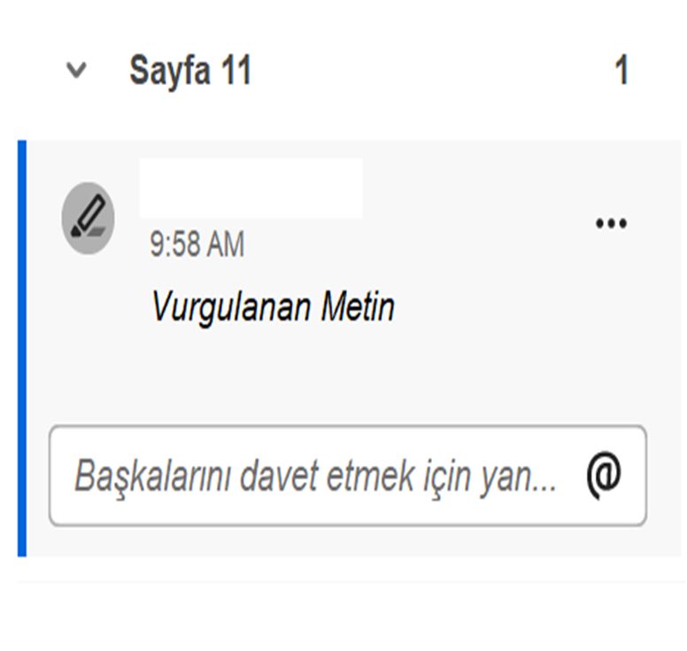 Acrobat'ta bahsetme özelliğini otomatik olarak doldurma