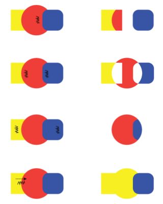 Примеры произвольных линий, нарисованных с помощью инструмента «Мастер фигур»