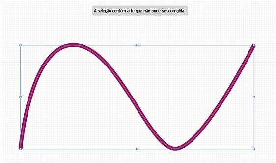 A seleção contém arte cujos pixels não podem ser deixados perfeitos