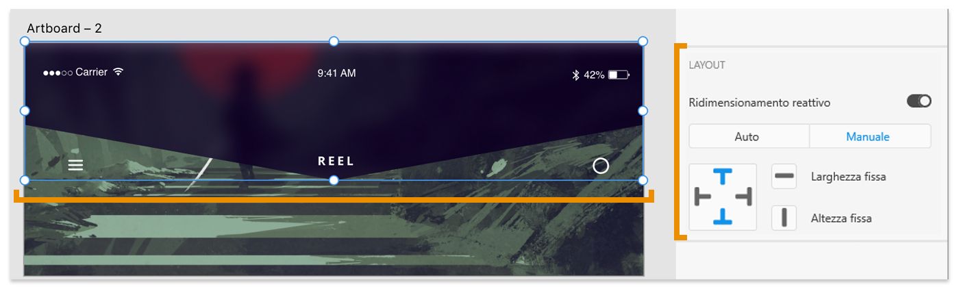 Configurazione dei vincoli per gruppi di oggetti