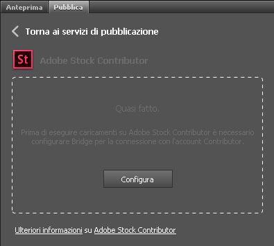 Impostare il profilo come Collaboratore su Adobe Stock