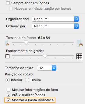 Mostrar a Pasta Biblioteca