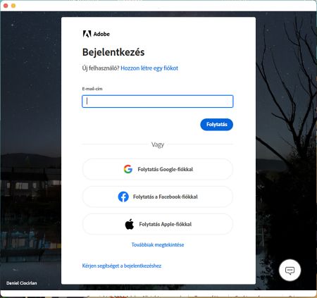 Photoshop Elements 2024 bejelentkezés