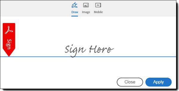 Création de votre signature