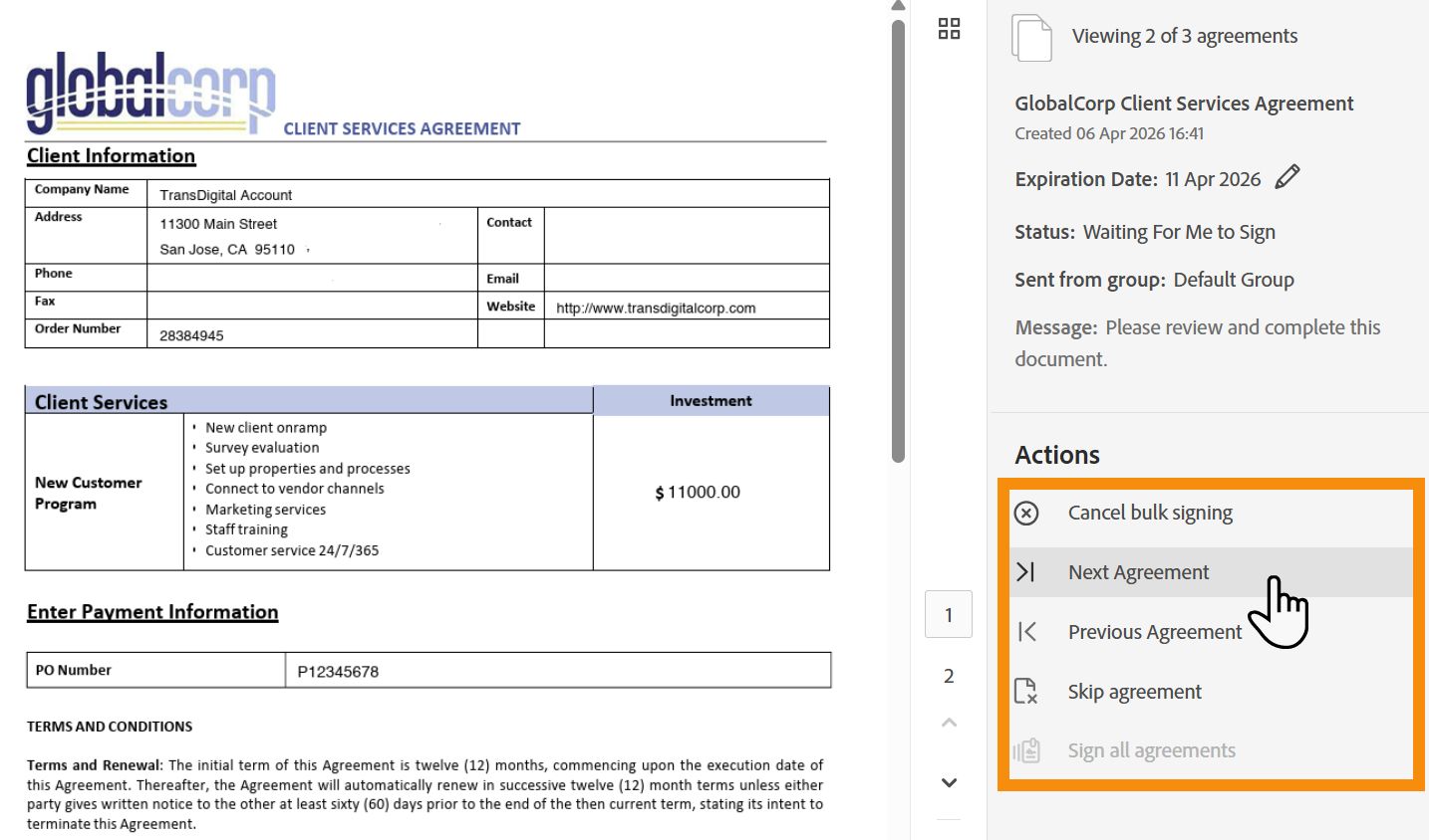 Massesignering