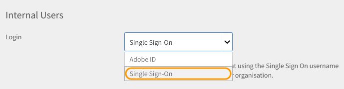  Selecione Configurar o Single Sign-On.