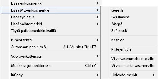 ME-erikoismerkin lisääminen