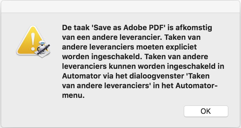 Fout bij het afdrukken van een Word-document naar Adobe PDF