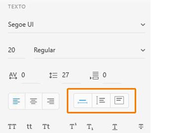 Alternar entre texto de ponto e área de texto